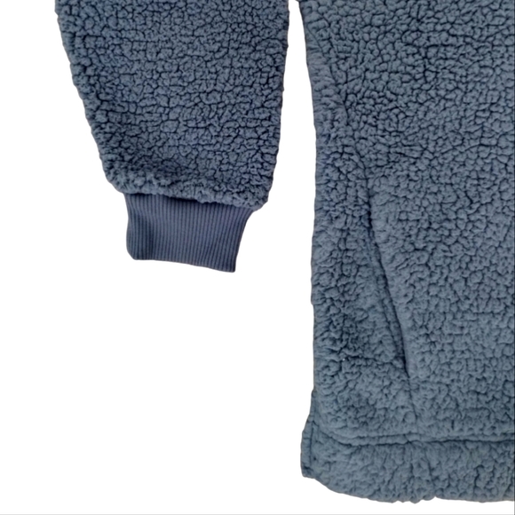 Aerie Fluffy Sherpa Quarter Zip Sweatshirt - Picture 6 of 16